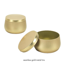 Load image into Gallery viewer, Gold Metal Tins