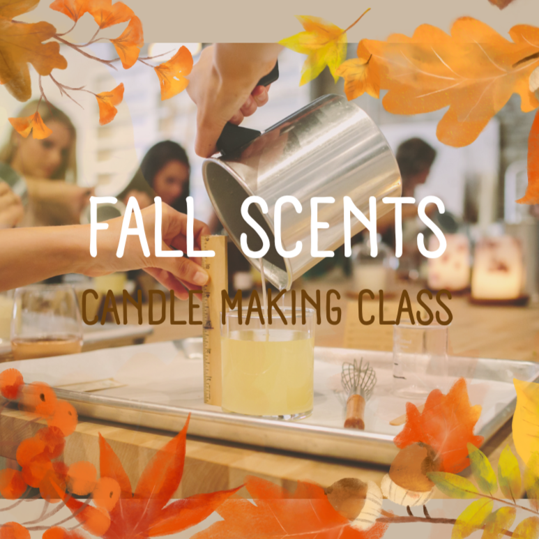 Candle making class NYC -10 Sep 23 11:30 EDT